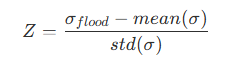 Z-score formula
